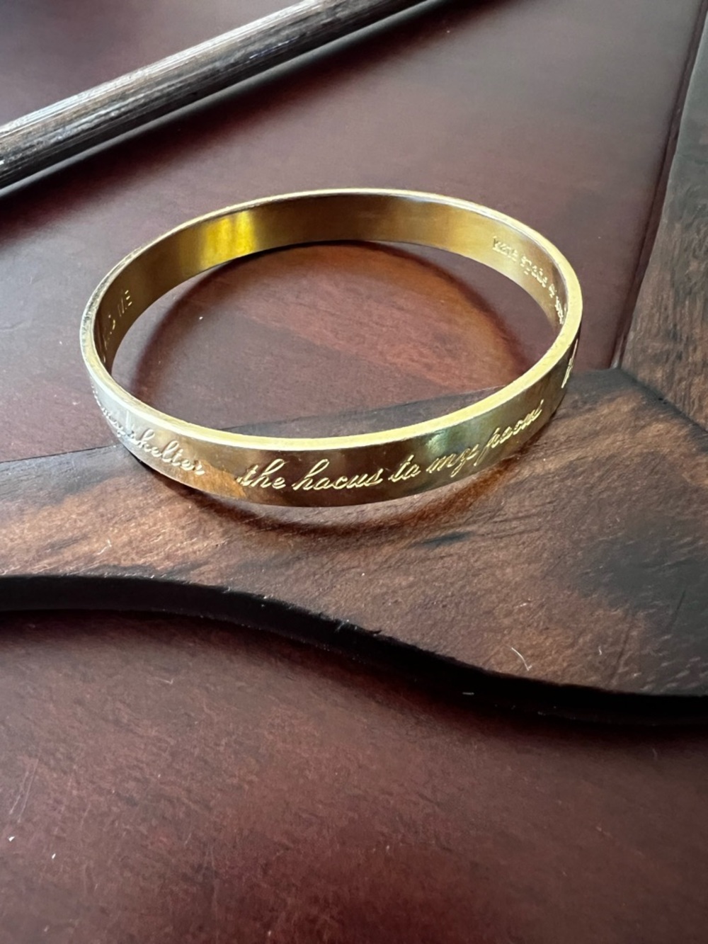 Kate Spade ♠️ You and Me Idiom Bangle Bracelet
